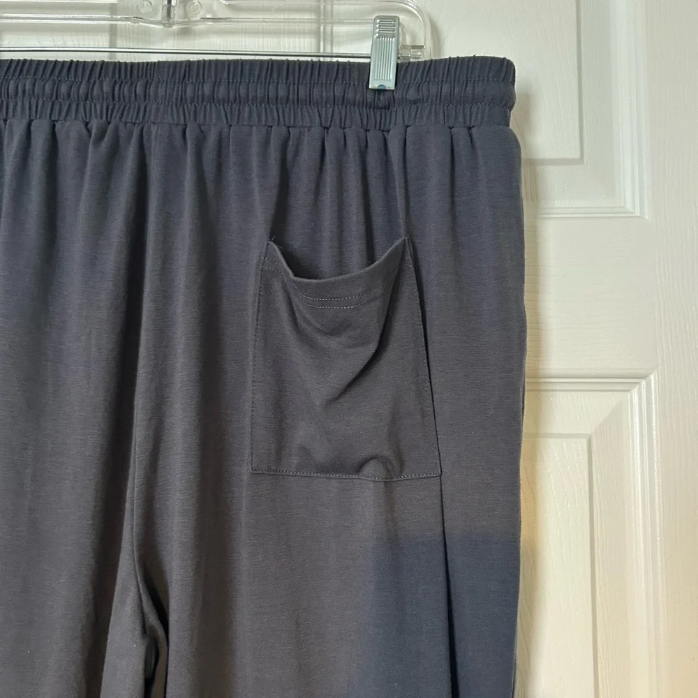 [SET OF 2] Athletic Works XXL Black Lounge Shorts | Plus Size 18-20 - Picture 4 of 10